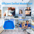 6 Pcs Dental Base Former Kit Dental Lab Model Base Set Plaster Mold Base Former Color Blue (Set)...