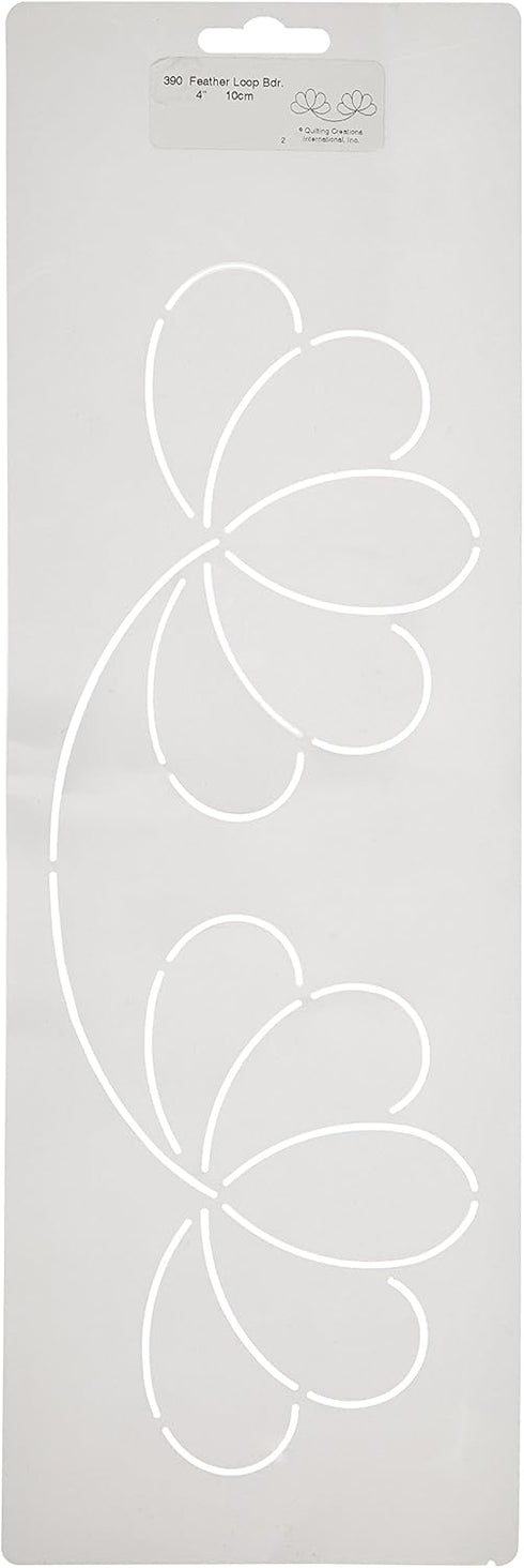 Quilting Creations Border Design Quilt Stencil, 4"...