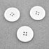 Hahiyo Plastic Buttons 4 Big Holes 30mm Round Flat Back Save Ears Thread Easily Prevent Irritate No Tangle Strong Grip Sturdy for DIY Craft Sew Kn...