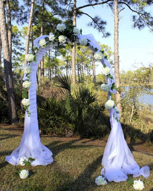 Silk Hydrangea Heads with Stems Artificial Flowers Heads for Home Wedding Decor(Off White 20PCS)...