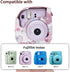 molshine Premium Protective Case Compatible with Fujifilm Instax Mini 12 11 9 8 Instant Camera, Portable Travel Storage Protector with Photos Pock...
