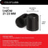 ColorLugs Vinyl Lug Nut Cover | Black | Flexible Fit Wheel Lug Nut Cap | Fits 21-23 mm | Pack of 25 | Includes Deluxe Extractor | Made in The USA...