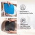 Reusable Air Fryer Liners 3 Pack for 3-5QT or Bigger - 7.5" Square Silicone Airfryer Liner - Easy to Clean Air Fryer Accessories As Seen on the To...
