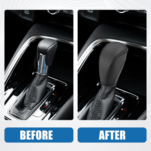 Gear Shift Lever Cover Automotive Interior Gear Shift Knob Trim for Volkswagen Atlas 2018-2022 Black...