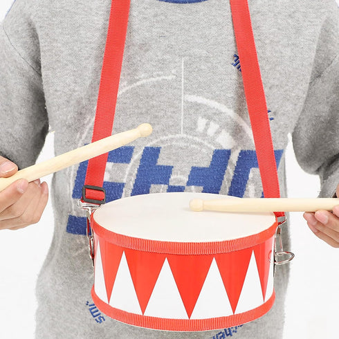 Kids Drum Set, 8 inch Wooden Toy Drum Set or Toddlers with 2 Drumsticks Percussion Musical Instrument Drum Set for Boys Girls...