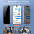 Fotbor Privacy Screen Protector & Camera Lens Protector for iPhone 15 Pro Max - Anti Spy Tempered Glass Kit with Easy Installation for 6.7 Inch Sc...