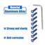 X AUTOHAUX 8pcs M5x0.8 Round Head Car Steering Wheel Screw Bolts Taper with Wrench Colorful...