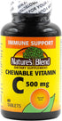 Chewable Vitamin C. Great tasting low sugar essential vitamin, does not promote tooth decay. 500mg, 60 Tablets....