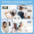 KUNSLUCK Waterproof Shower Phone Holder, 360° Rotation Touchable Shower Phone Case, Anti-Fog High Sensitivity Phone Mount for Shower, Compatible w...