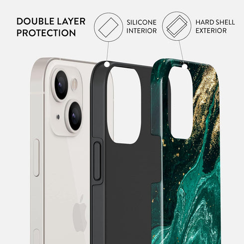 BURGA Phone Case for iPhone 13 - Cute, Trendy, Aesthetic, Pattern Phone Cover, Hard Shell Protection - fits Apple iPhone 13 Case for Women and Men...