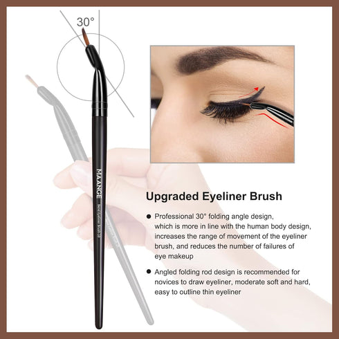 MAANGE Makeup Brushes, 25pcs Makeup Brush Set Premium Synthetic Concealer Blush Foundation Eyeshadow Brush Professional Make up Brushes with Gift ...