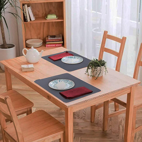 Webake Placemats Silicone Table Mats Set Washable Kitchen Place Mat, Heat Resistant Waterproof Insulation Mats 16 x 12 inch...