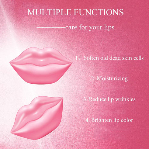 20pcs/Pack Moisturizing Lip Mask, Lip Care Mask for Dry Lips and Lip Lines, Moisturizing Plumping Lip Treatment...