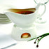 Norpro Porcelain Gravy Sauce Boat with Stand and Candle...