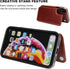 iPhone XR Wallet Case with Card Holder, Premium PU Leather Kickstand Card Slots Case,Double Magnetic Clasp and Durable Shockproof Cover for iPhone...