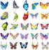 Butterfly Stickers Set, Gift for Kids Teen, Cute Waterproof Vinyl Decals for Travel Luggage Suitcase Laptop Water Bottle Skateboard Bike Helmet Gu...