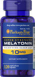 Puritan's Pride Rapid Release Melatonin 10Mg Capsule, Supports Sound Sleep, 120 Count, (Package May Vary)...