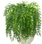 CATTREE Artificial Weeping Willow, Plastic Plants Greenery Leaves Fake Hanging Vine Faux Ivy Garland UV Resistant for Indoor Outdoor Garden Basket...