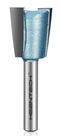 Router Bits, Carbide Tipped 7-Degree Dovetail Bit for Joinery, Industrial Grade Blue Cutting Tools for Woodworking (1/4 Inch Shank x 3/4 Inch Diam...