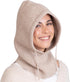 Brook + Bay Knitted Hooded Scarf w/drawstrings - Knit Balaclava Hood Scarf for Women Winter - Stylish Hooded Hat, Neck Warmer Cream...
