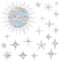 20 Star and 1 Sun Window Decals for Bird Strikes - Anti-Collision Window Decals to Save Birds from Window Collisions,Non Adhesive Reusable Vinyl R...