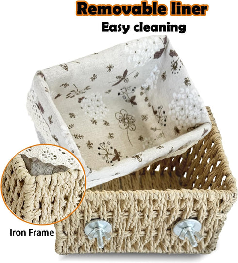 Bird Nest Bed for Cage, Small Medium Bird Cage Accessories for Parakeets Conure, Budgie, Parrot, Cockatiel, Lovebird, Canary, Finch (S,7.1''*4.7''...