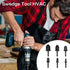 Swedge Tool HVAC Swaging Set - 12Pcs Copper Pipe Expander Swaging Tool Drill Bit Set Precision Flaring Kit HVAC Flaring Tool Bit Set Hand Tools...