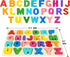 Alphabet Puzzle Wooden Puzzles for Toddlers 1 2 3 4 5 Year Old, ABC Puzzle Shape Alphabet Learning Puzzles Toys with Puzzle Board & Letter Blocks,...