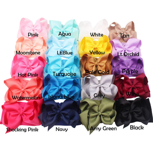 CellElection 20PCS Baby Girls Soft Nylon Headbands 6Inch Big Bows Elastic Nylon Hairbands Hair Accessories for Newborns Infants Toddlers Kids…...
