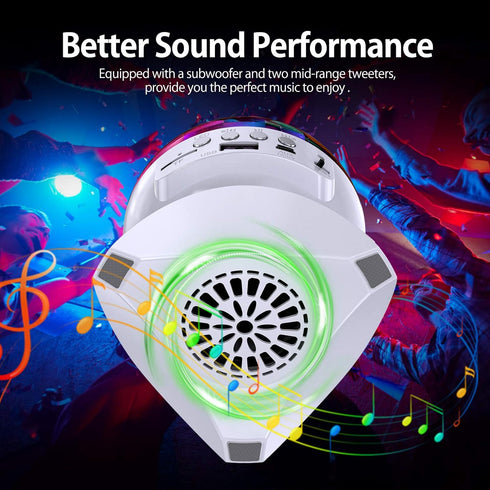 Disco Ball Home Party Light Show Speaker...