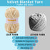 Velvet Yarn Chenille Yarn for Crocheting and Knitting Soft Chenille Bulky Baby Blanket Yarn DIY Weaving Craft 2pack Beige(4oz 164yds Each)......