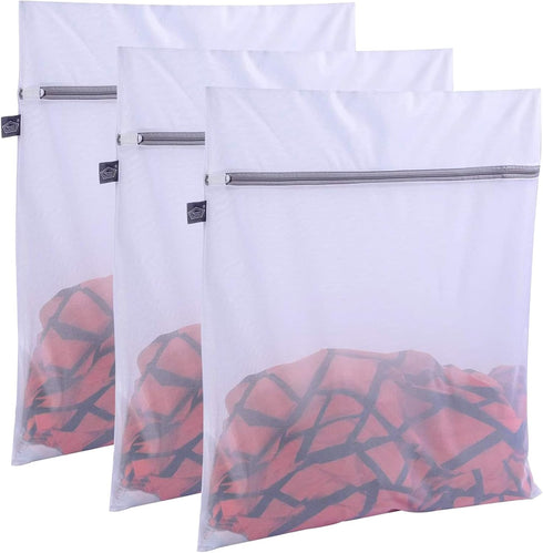Kimmama Laundry Bag Mesh Wash Bags, Washing Machine Wash Bag, Net Washer Sack with Zipper, Dryer Pouch for Cleaning and Drying Cloths, Garment, De...