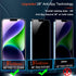 Ferilinso for iPhone 14 Plus iPhone 13 Pro Max Privacy Screen Protector 2 Pack 9H Anti Spy Tempered Glass with 2 Pack Camera Lens Protector Case F...