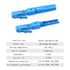 FTTH LC UPC or APC Optical Fiber Cable Quick Connectors LC Fast Connector Adapter Single Mode SM9/125 (5pcs) (LC/UPC)...