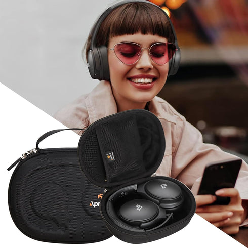 Aproca Black Hard Storage Case, for INFURTURE Active Noise Cancelling Headphones H1 Wireless Over Ear Bluetooth Headphones......