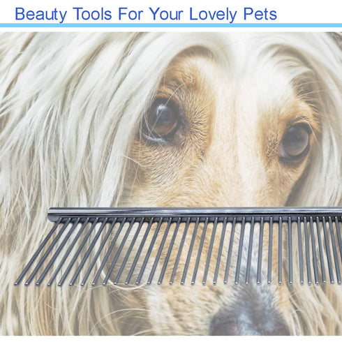 Fur Grooming Comb,Metal Comb Stainless Steel Dog Cat Neccessories...