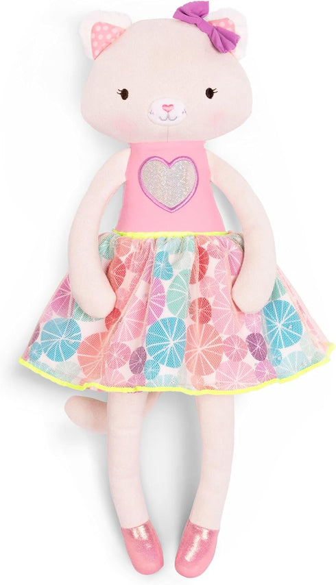 B. toys- B. sofities- 15" Plush Cat- Soft & Cuddly Plush Cat Doll – Stuffed Plush Animal Toy - Washable – Tippy Toes – Cali Cat –18 Months +...