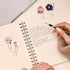 7 Pack Sakura Style Paperclips for Bookmarks, Cute Cherry Blossom Paper Clips for Office School File Planner Covers Supplies...