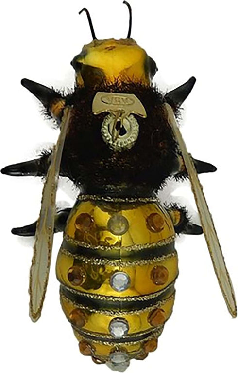 Noble Gems Honey Bee Glass Ornament NB1455 New...