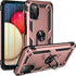 Military Grade Drop Impact for Samsung Galaxy A03S Case with Screen Protector 360 Metal Rotating Ring Kickstand Holder Armor Heavy Duty Shockproof...