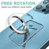 Transparent Cell Phone Ring Holder Grip, Clear Phone Ring Stand Holder, 360° Degree Rotation Phone Ring Finger Grip Back Kickstand, Compatible Tab...
