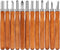 Wood Carving Tools, Adevena 12 Set SK2 Carbon Steel Sculpting Knife Kit for Beginners & Professions...