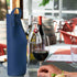 Leather Wine Tote Bag - Blue Wine Bottle Gift Bag Champagne Tote Carrier for Wine Lovers...