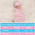 3 Pack Preemie Swaddle Blanket with Hat Set Preemie Hats Baby Receiving Blanket Swaddle Wrap for Preemie Newborn (Cute Style)...
