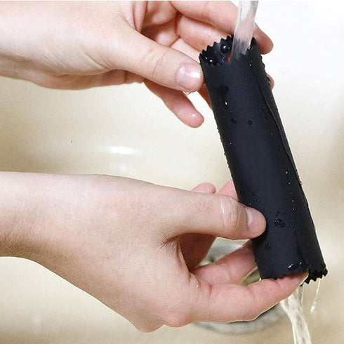 2 Set Peeler Silicone Easy Roll Tube Useful Garlic Odorfree Kitchen Tool (Red,Black)...