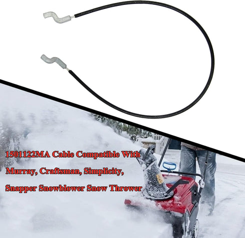 Wanotine 1501122MA Front Drive Lower Cable for Murray Snowblowers 1501122 313449MA MT1501122MA...