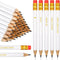 Crtiin 50 Pieces Half Pencils Baby Shower Pencils Sharpened Pencils with Erasers Pencils for Baby Shower Presharpened Pencils Woodcase Pencils for...