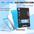 Rugged Case for Samsung Galaxy Tab A9+/ A9 Plus Case 11 inch 2023 - Heavy Duty Shockproof Protective Cover with Kickstand - for Samsung Galaxy Tab...