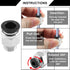 5Pcs Male Straight Push to Connect Fittings 10mm Tube OD x 1/4 inch NPT Thread, Air Push Connect Tool Pneumatic Hose Fittings...
