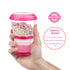 Cereal On The Go Cups Breakfast Drink Cups Portable Yogurt and Cereal to-Go Container Cup...